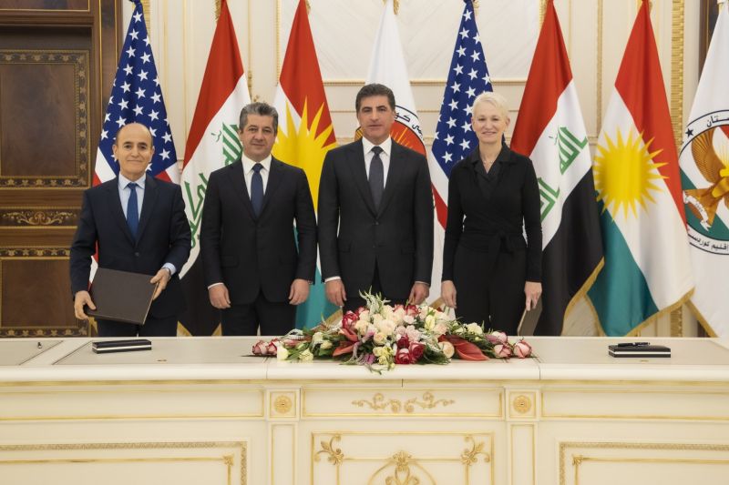 بە ئامادەبوونی سەرۆكی هەرێم یاداشتێكی لێكتێگەیشتن لە نێوان ئەمەریكا و پێشمەرگە واژۆكرا